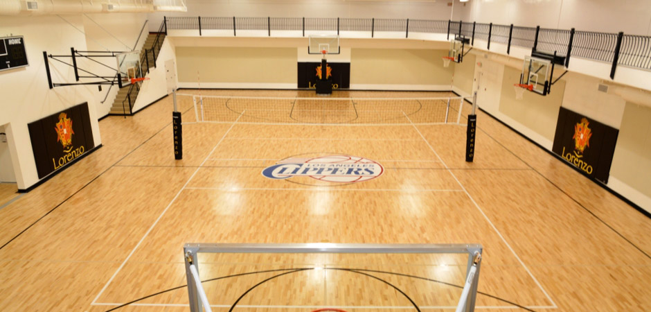 Enjoy Two Professional Size Indoor Basketball Courts